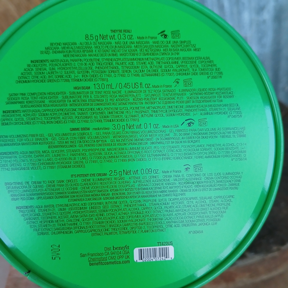 Benefit Cosmetics Collectible 2015 Party Hopper Tin Canister Maximalism New - Picture 9 of 12
